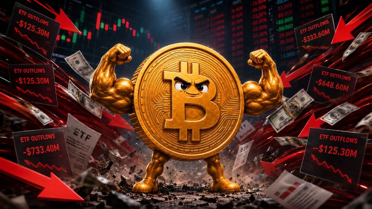 Bitcoin Did Not Flinch as ETF Outflows Hit $1.4B