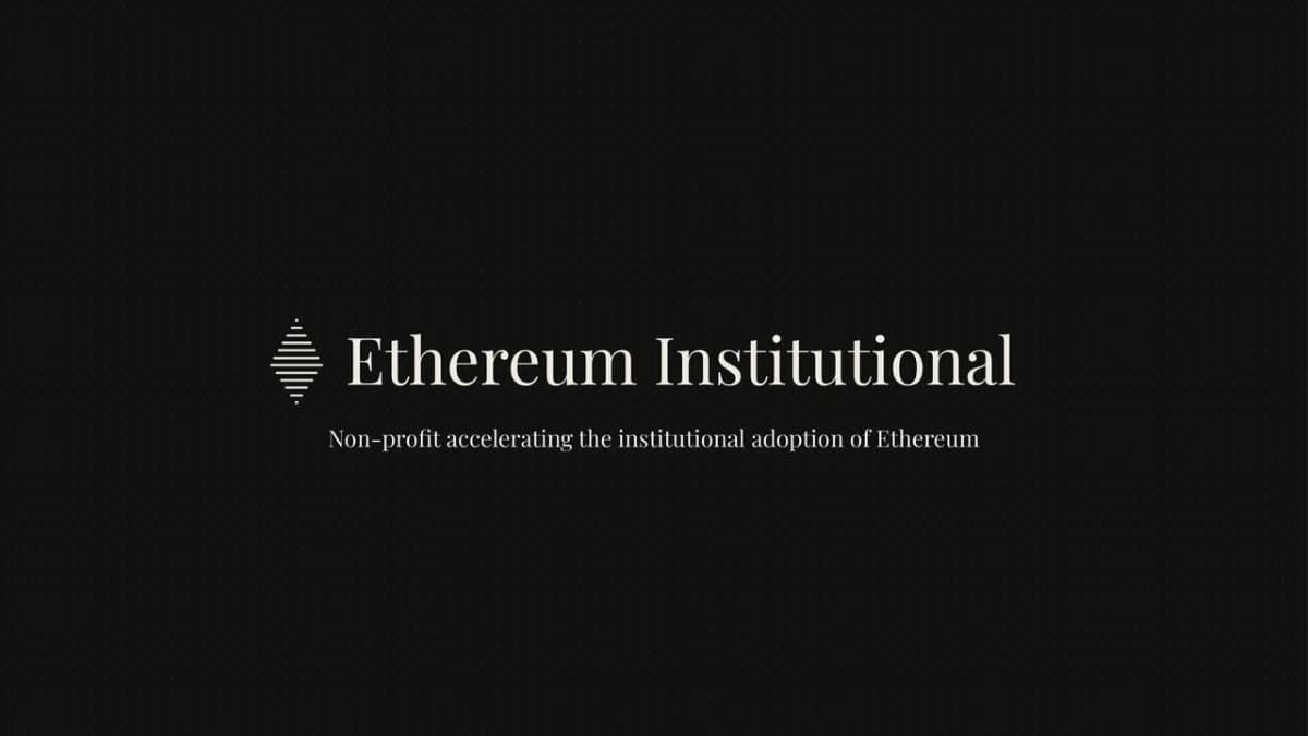 Ethereum Institutional Launches as ETH Pushes for a Seat at the Tokenization Table