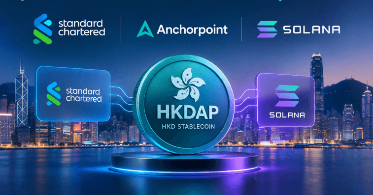 Standard Chartered-backed Anchorpoint Targets Retail Adoption of HKDAP with Solana