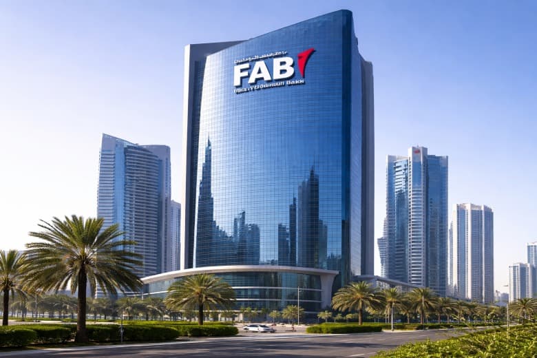 First Abu Dhabi Bank headquarters in Abu Dhabi, issuer of DDSC UAE dirham stablecoin