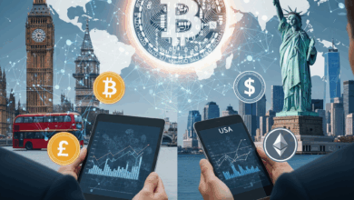 لندن وواشنطن تبحثان إطارًا جديدًا للتعاون في تنظيم قطاع العملات الرقمية