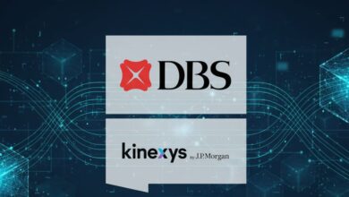 DBS, Kinexys, J.P. Morgan interoperable framework for interbank tokenized deposit transfers, blockchains toeknized desposits - crypto news -blockchain news