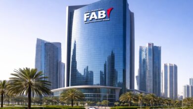 First Abu Dhabi Bank headquarters in Abu Dhabi, issuer of DDSC UAE dirham stablecoin
