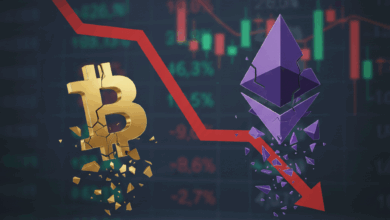 Bitcoin and Ethereum prices fall